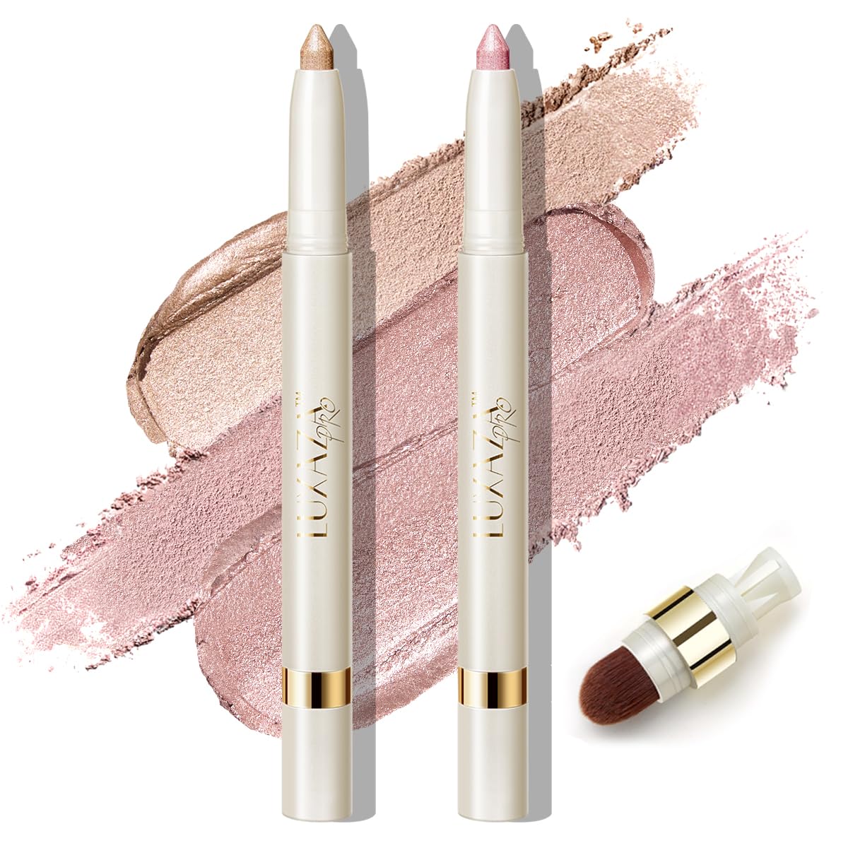 LUXAZA PRO eyeshadow stick with sunkissed glow for a radiant, long-lasting shade.