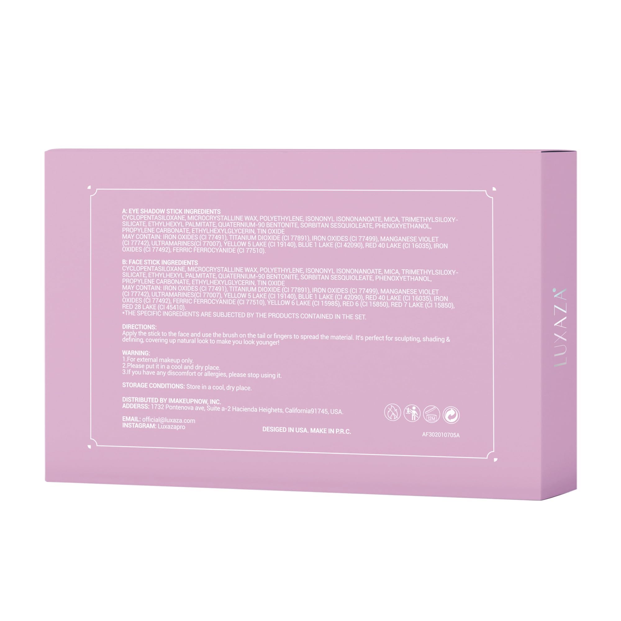 LUXAZA PRO gift-ready set perfect for makeup lovers.