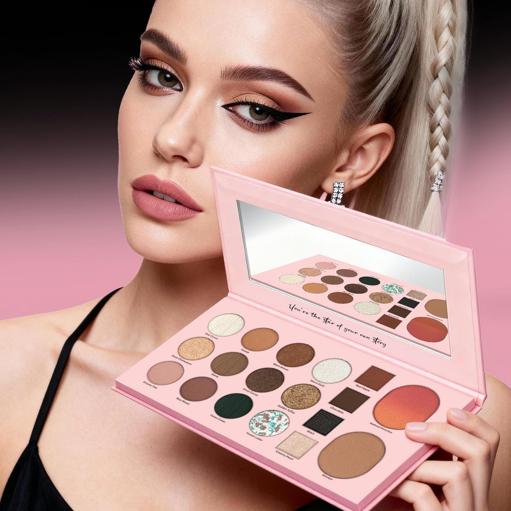 LUXAZA PRO highlight blush rows for multi-use facial shaping