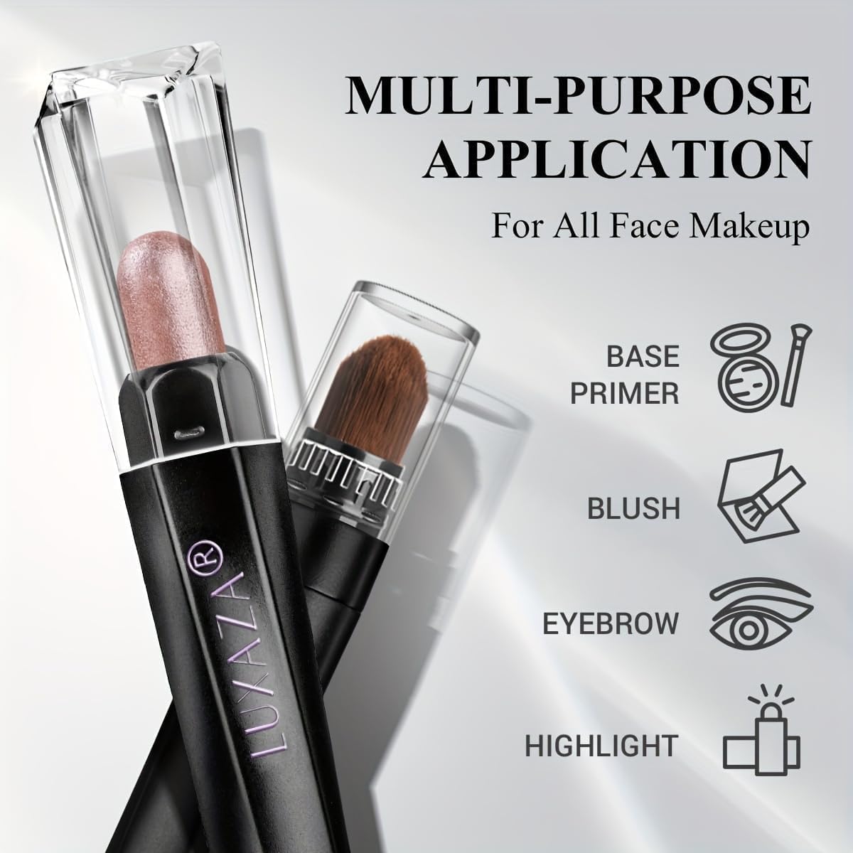 LUXAZA PRO long-wear eyeshadow sticks stay up to 12 hours.