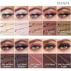 LUXAZA PRO neutral shimmer shades for effortless blending.