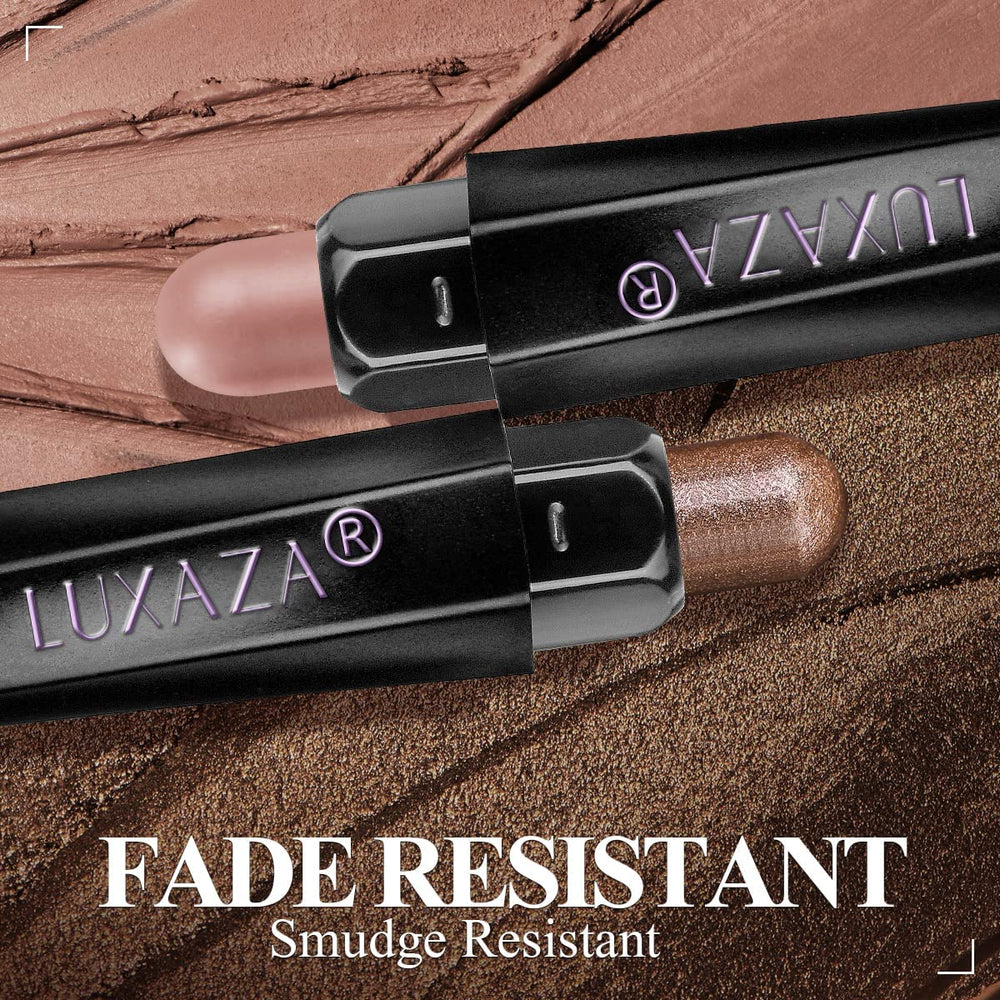 LUXAZA PRO Plum Eyeshadow Stick creamy application provides smooth, blendable color