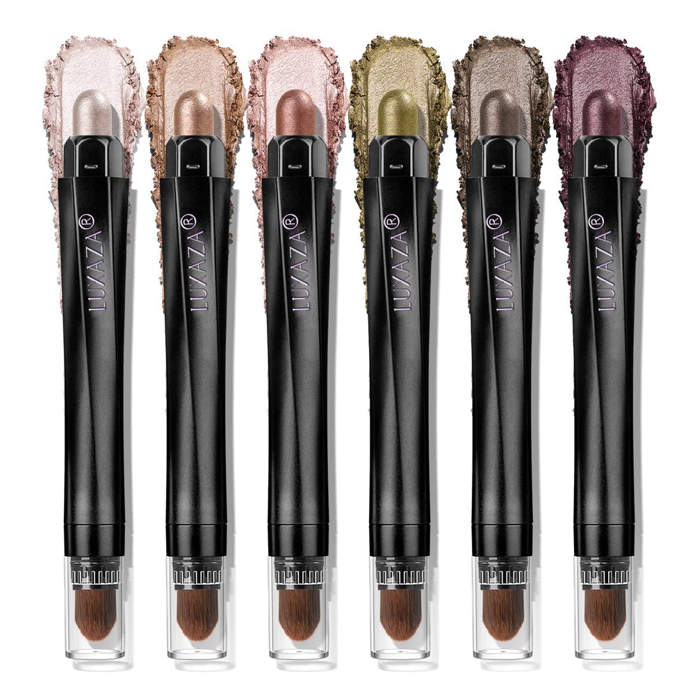 Luxaza Pro Shimmer Eyeshadow Stick Desert Wild packaging shows premium design for portability