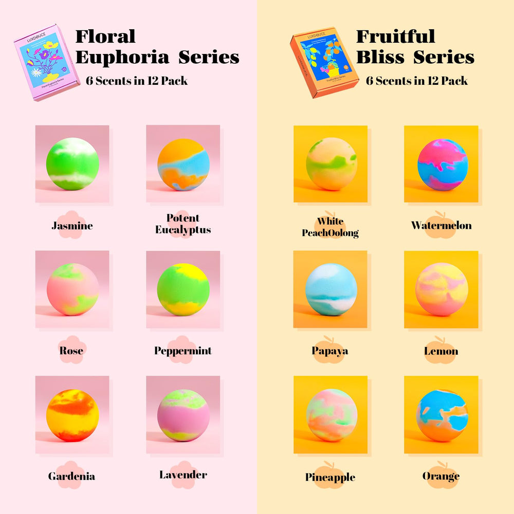 LUXDOUCE Gift-packaging bath bombs ready as a present