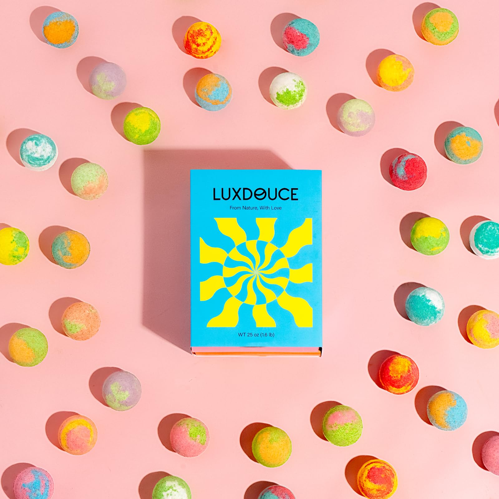 LUXDOUCE Spa-at-home experience with aromatherapy-inspired bath bombs