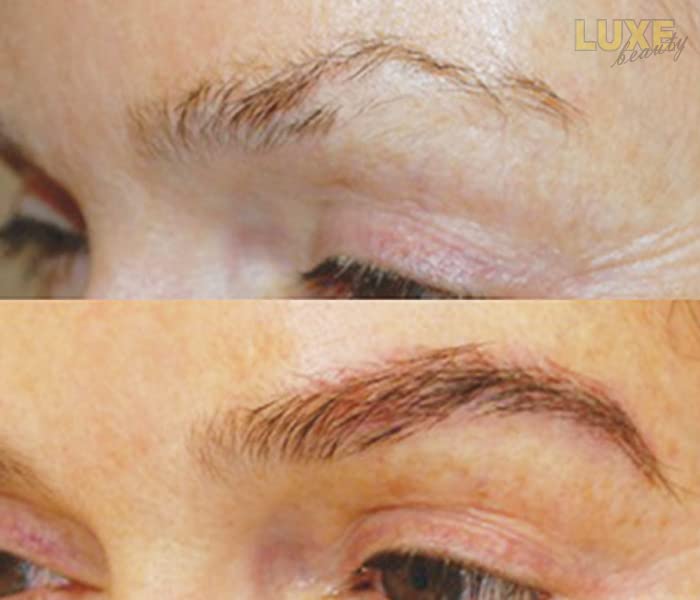 Luxe Beauty BROWS daily-use scene in vanity shows routine simplicity