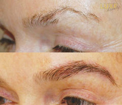 Luxe Beauty BROWS daily-use scene in vanity shows routine simplicity