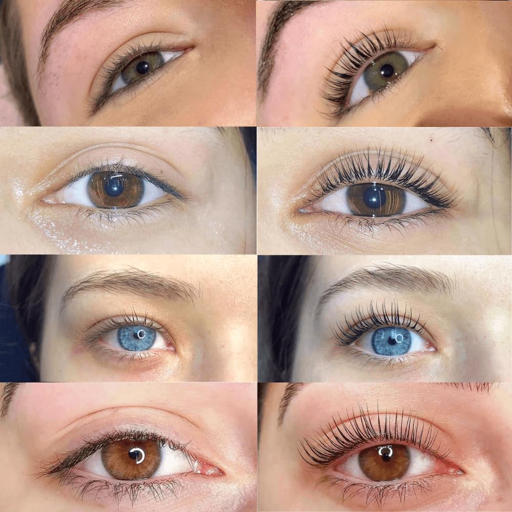 Luxe Cosmetics beginner friendly steps shown for a stress-free at home lash lift.