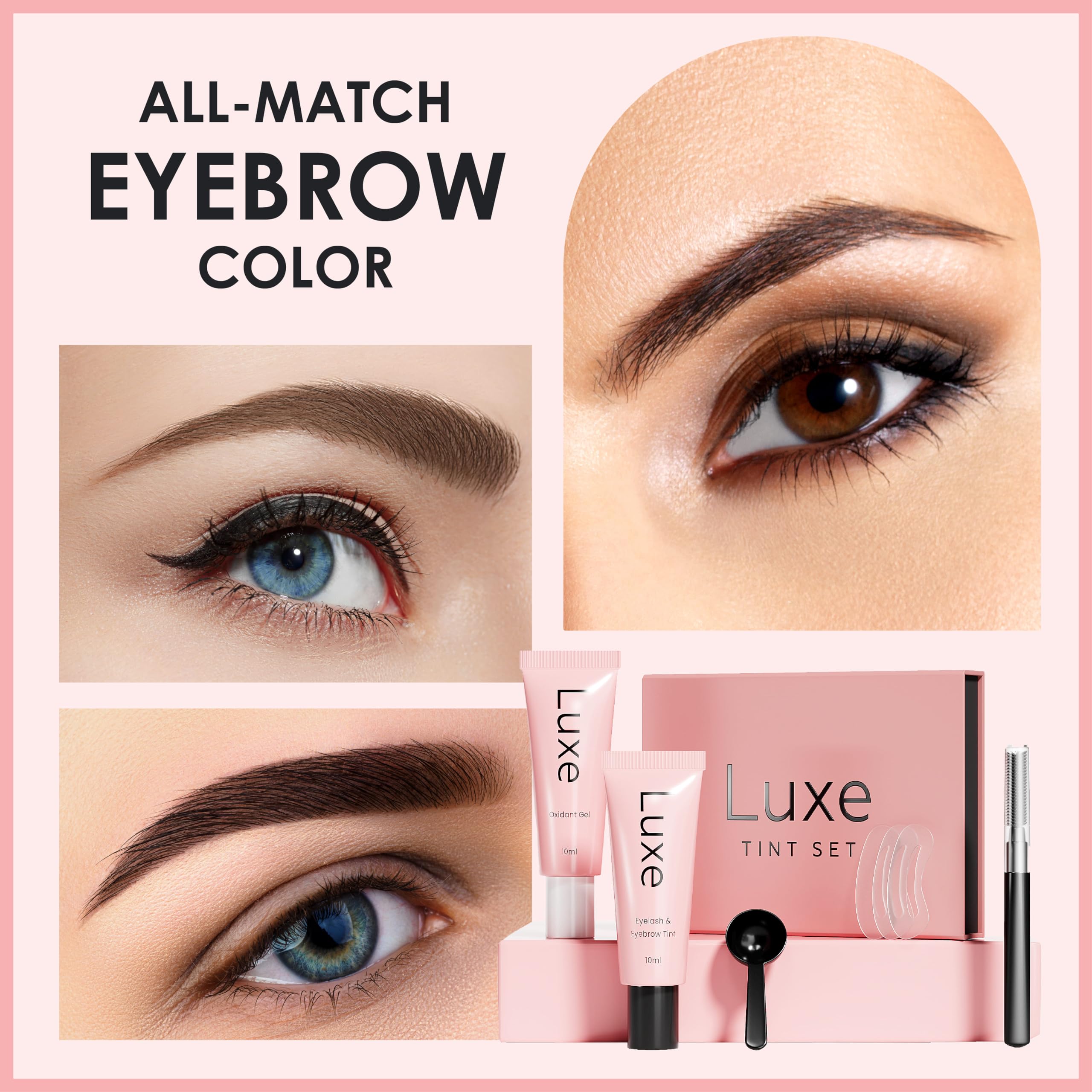 Luxe Cosmetics lash application demonstrates bold definition with a safe, vegan formula.