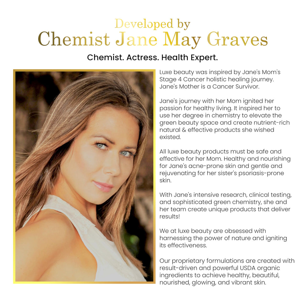 LUXEBEAUTY lotion ideal for dry, oily, and combination skin types