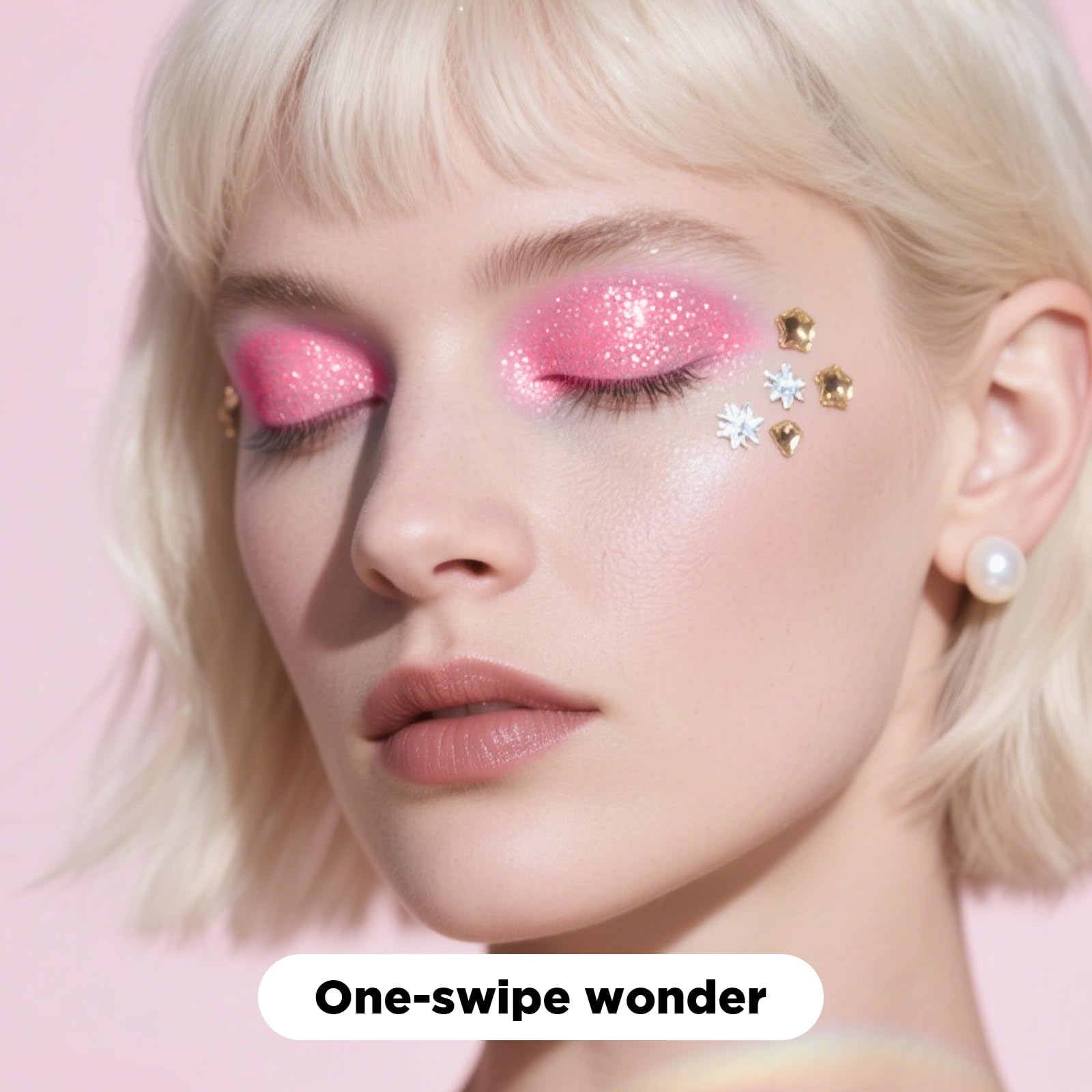 Luxfume compact glitter stick keeps your glow ready for on-the-go events.