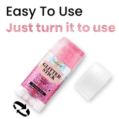 Luxfume pink glitter face and cheek highlight for vivid photos.