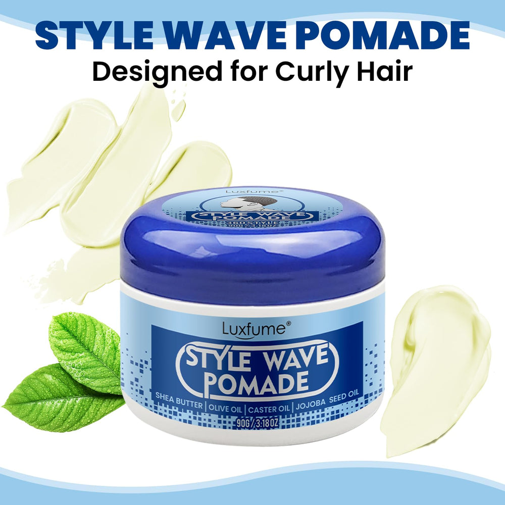 Luxfume pomade styled waves ready for daily wear.