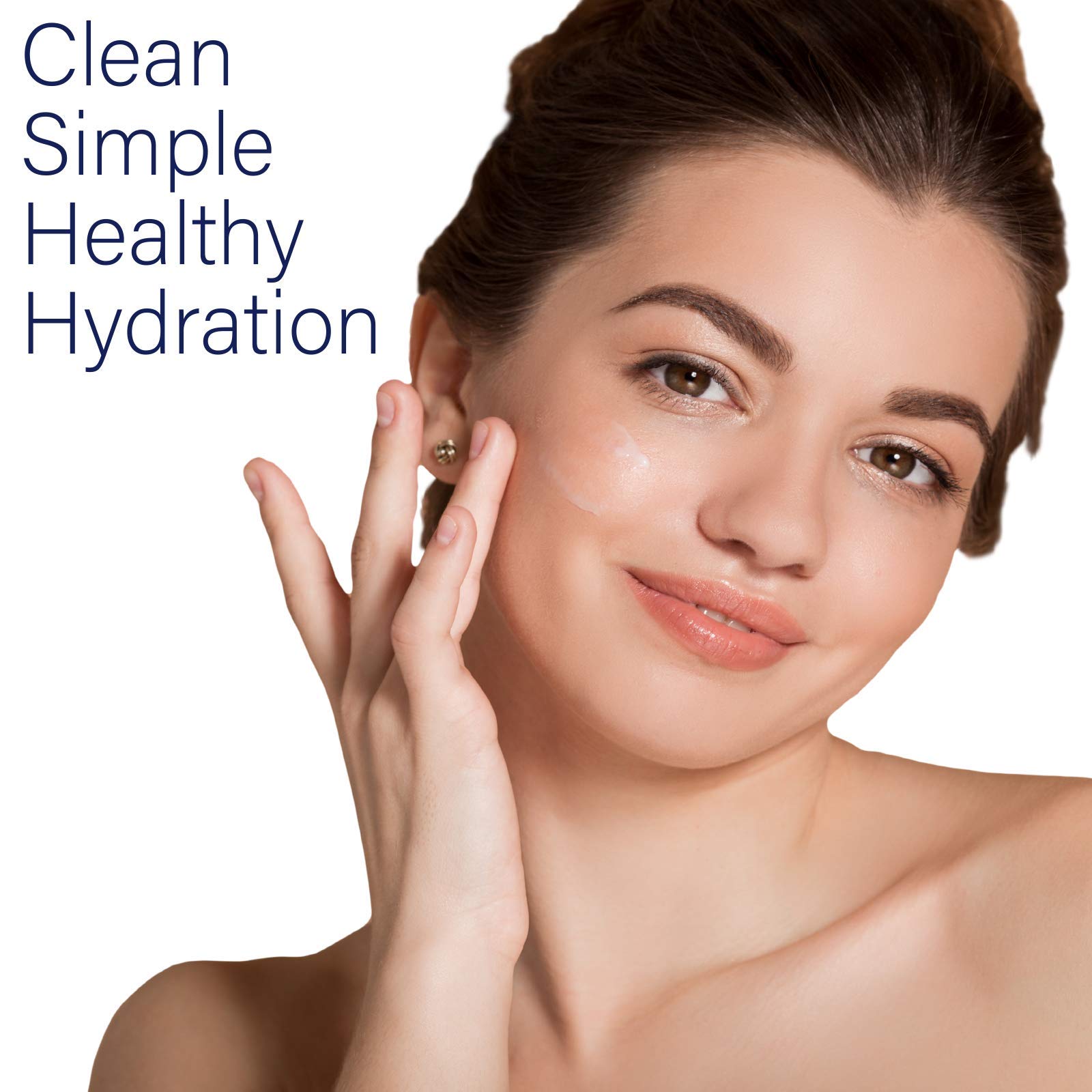 Luxiny hydration benefits visible on skin with natural glow after use.