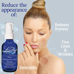 Luxiny serum dispense pump enables easy, mess-free daily application.