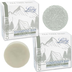 Luxiny Tea Tree Mint Shampoo Bar close-up for refreshing cleansing