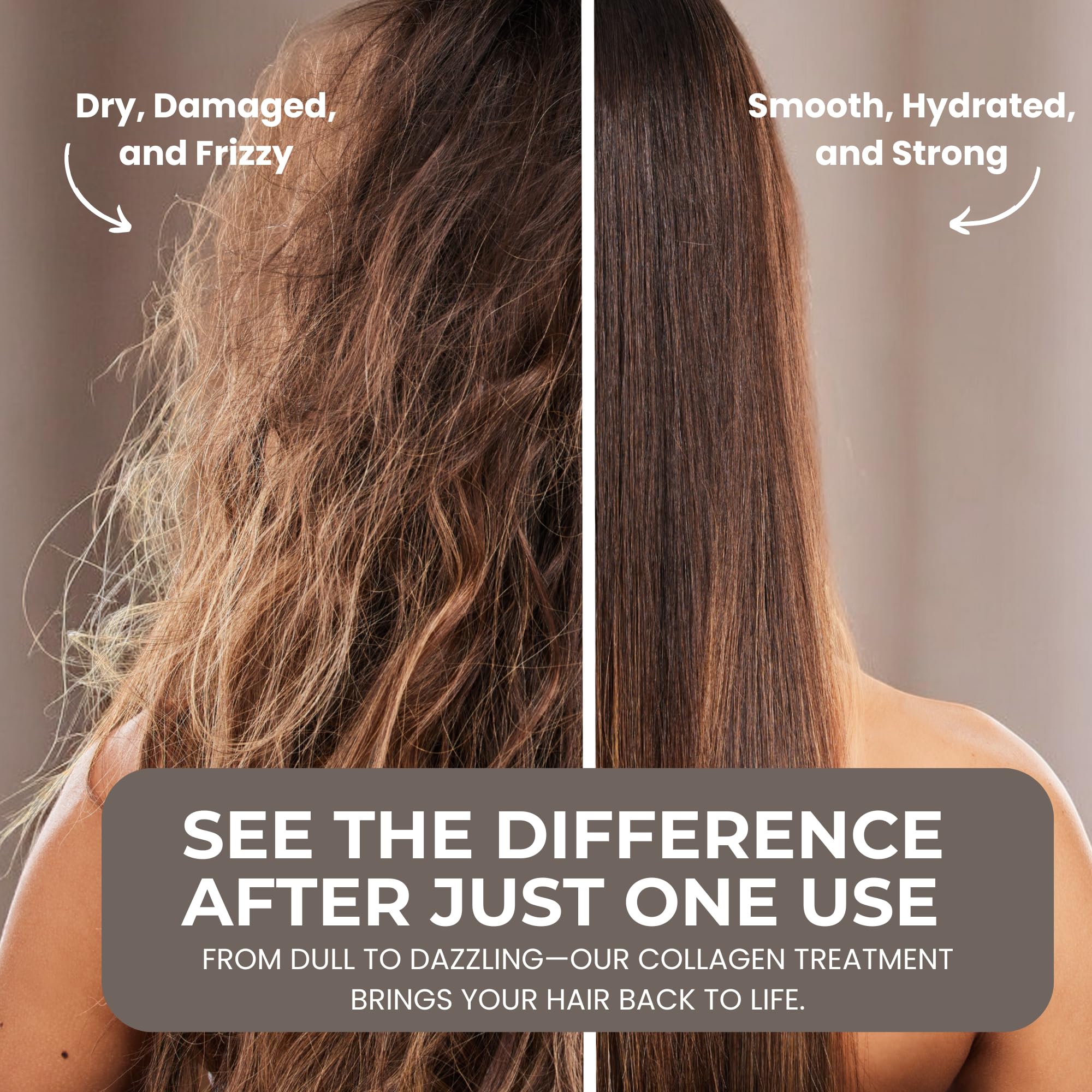 LUXURY TREND Collagen Hair Mask curly definition to enhance natural texture and bounce