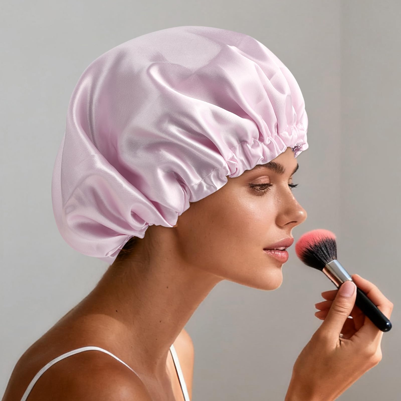 Luyfrsuu satin bonnet suitable for long and short hairstyles