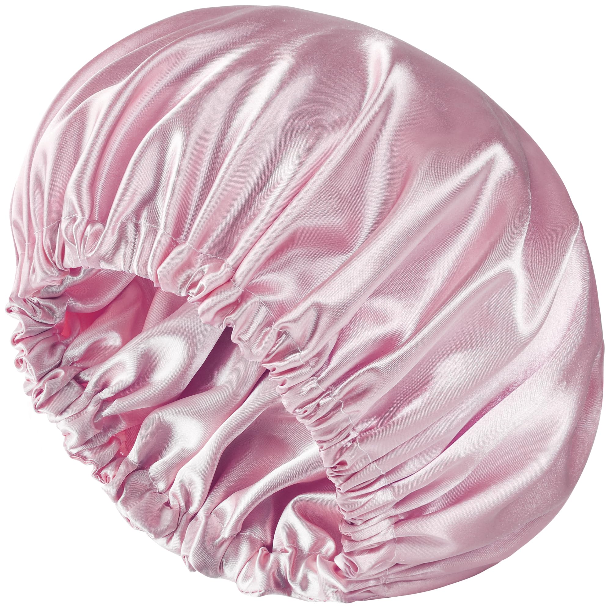 Luyfrsuu double-layer satin bonnet protects hair during sleep