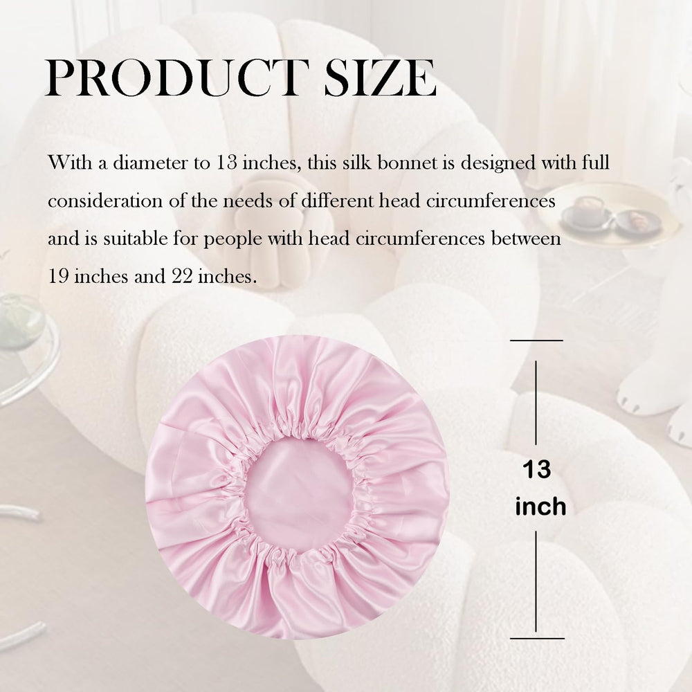 Luyfrsuu satin bonnet uses skin-friendly fabric for comfortable wear