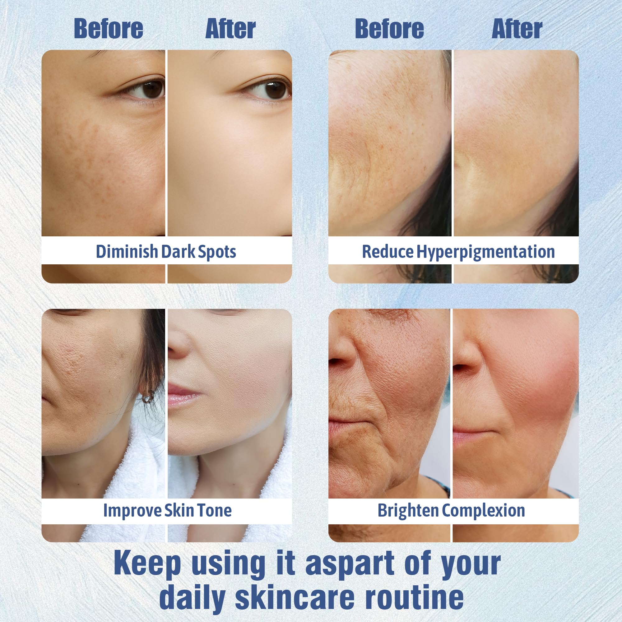 Cream application on cheek demonstrates smooth absorption for daily routine.