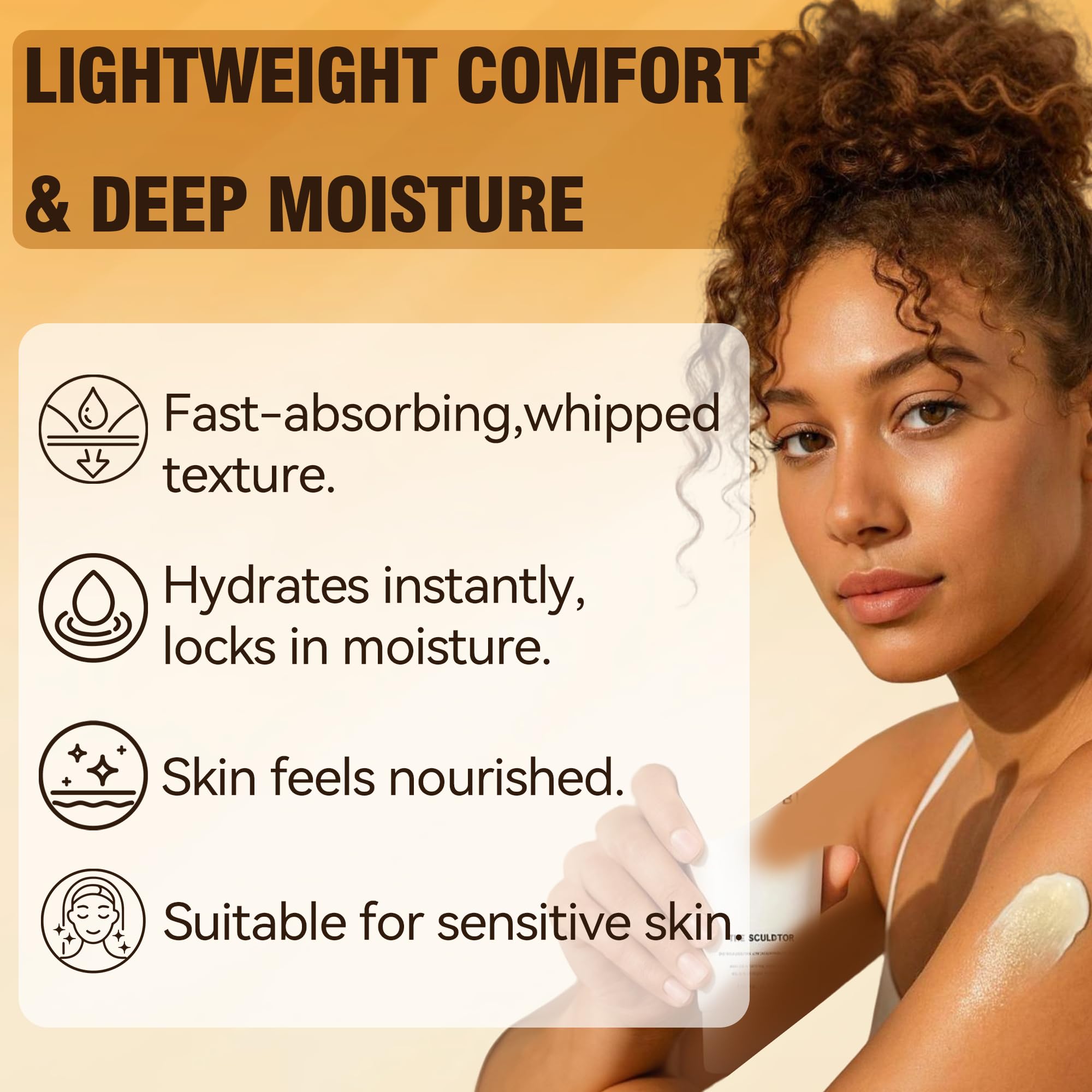 Luzia Glo balm applied to scar areas for skin support