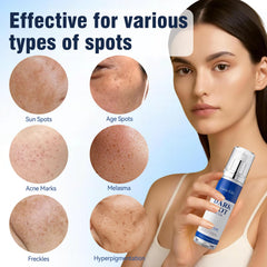 Luzia Glo ingredient illustration highlights niacinamide and tranexamic acid for clearer-looking skin.
