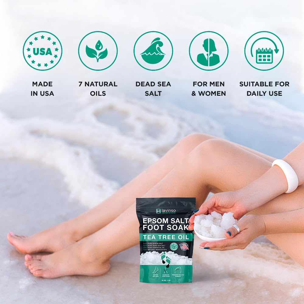 LV LAVINSO Softened calluses after soaking for smoother feet.