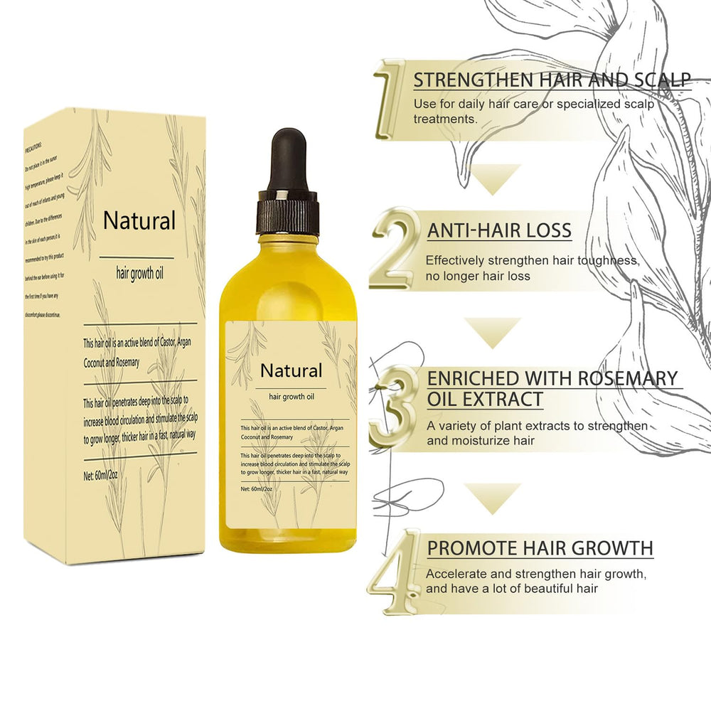 Lvjonya rosemary oil ingredients spread highlights natural oil blend for vitality