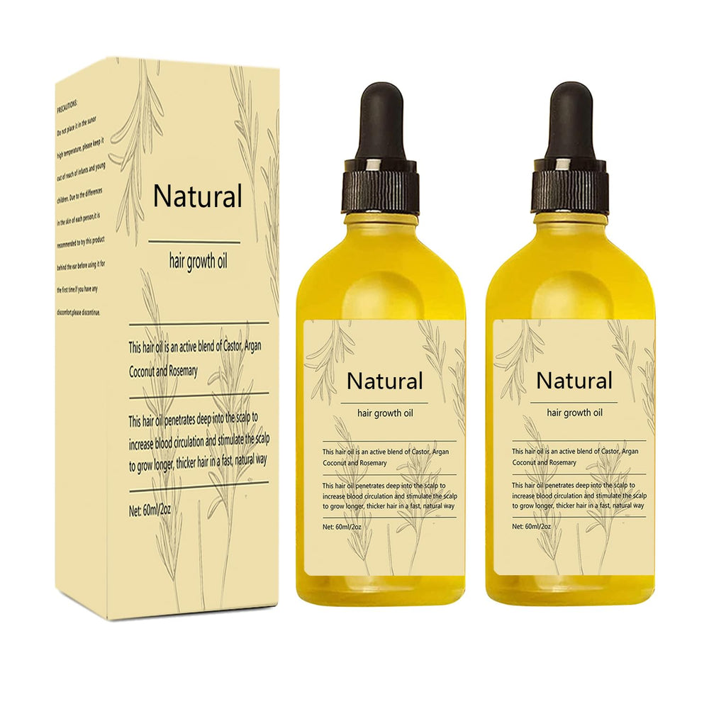 Lvjonya Rosemary Oil two bottles packaging for vegan care