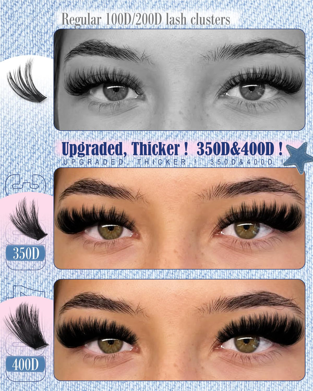 Lvmixwig upgraded fiber provides softer, feather-light lashes for day-long comfort.