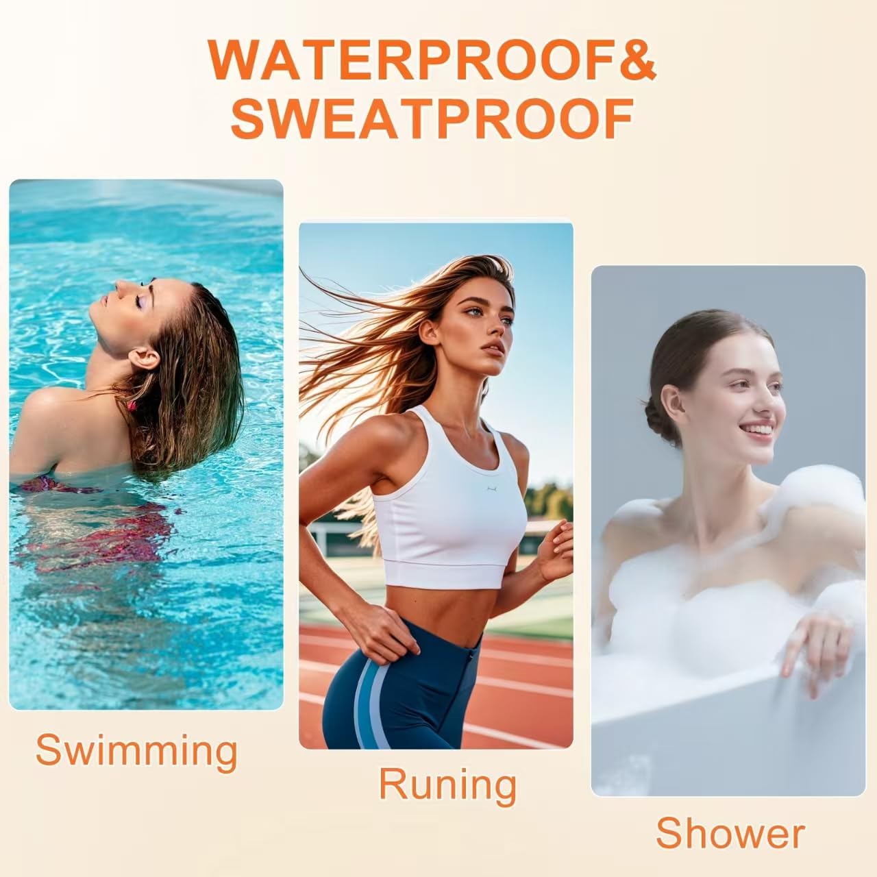 Waterproof durability of Lvnwrip patch suitable for swimming and workouts.