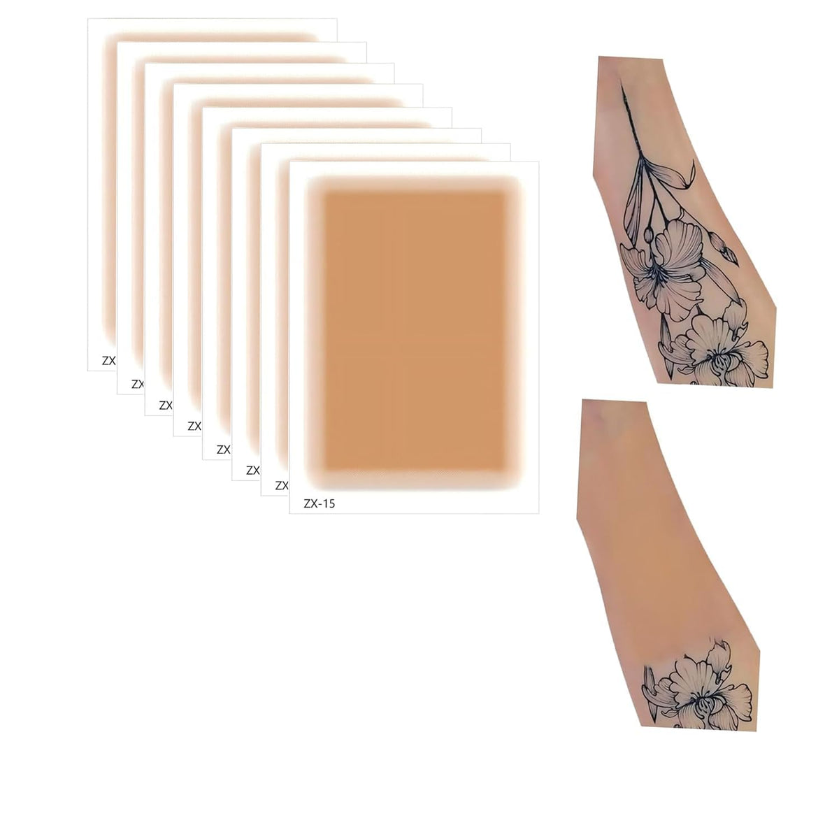 Lvnwrip tattoo cover-up blends with darker skin for invisible coverage.