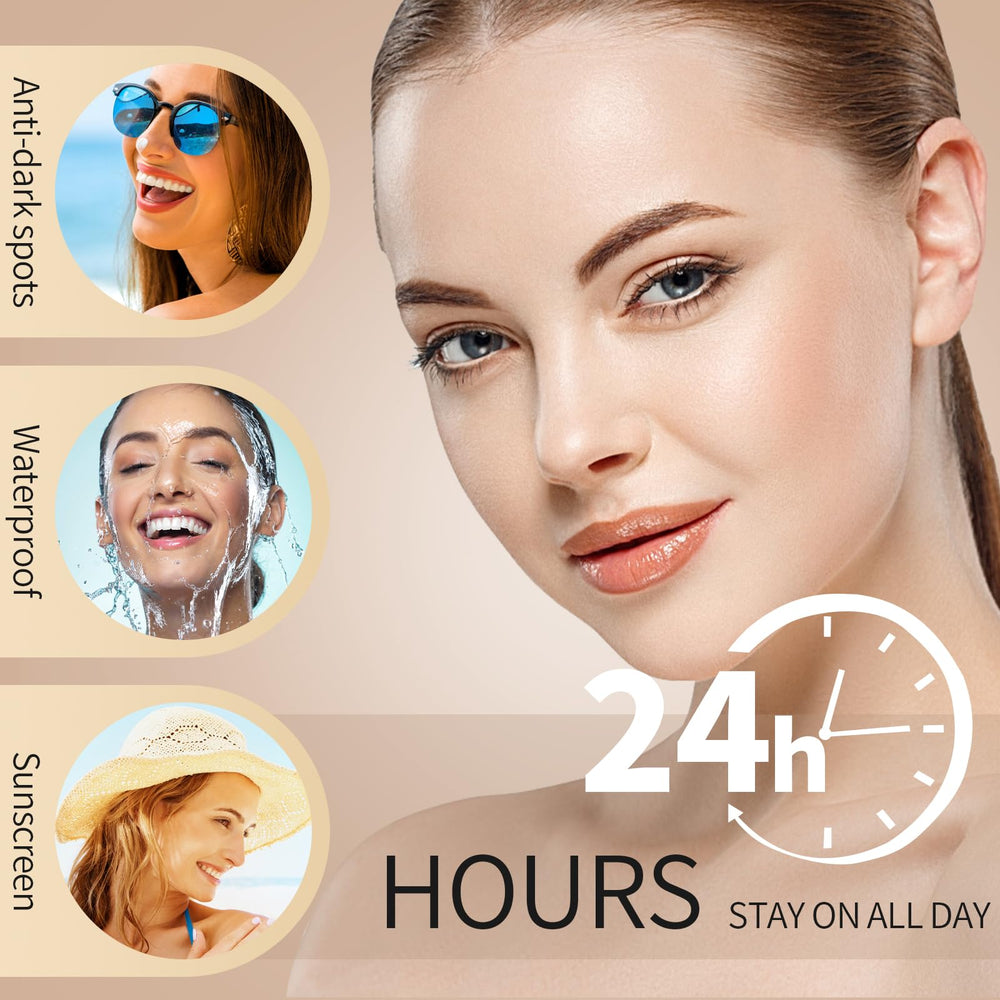 LXSKN satin finish close-up reveals a refined, natural glow.