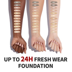 LXSKN waterproof longwear formula demonstrating lasting wear during activity.