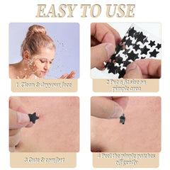 LXUEJIE star patches worn on skin offer subtle, invisible protection