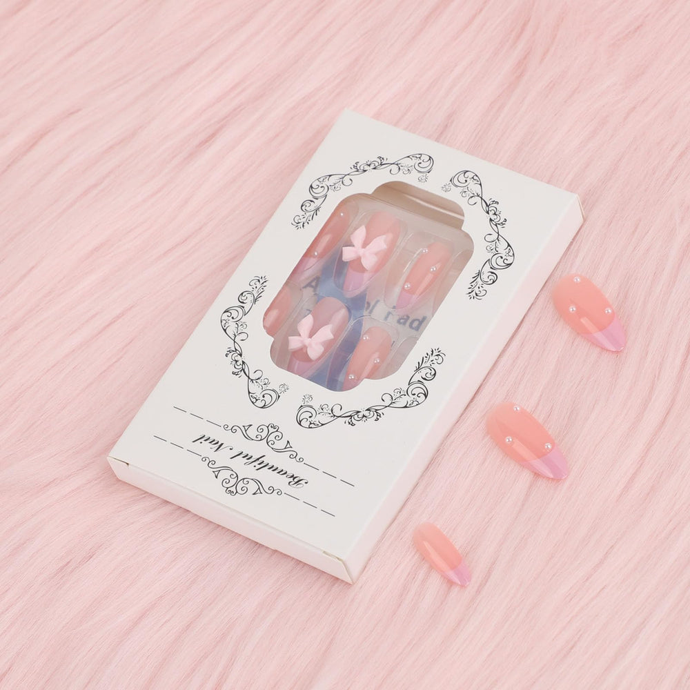 LY LANYOS glue stickers provide tidy, fast nail placement