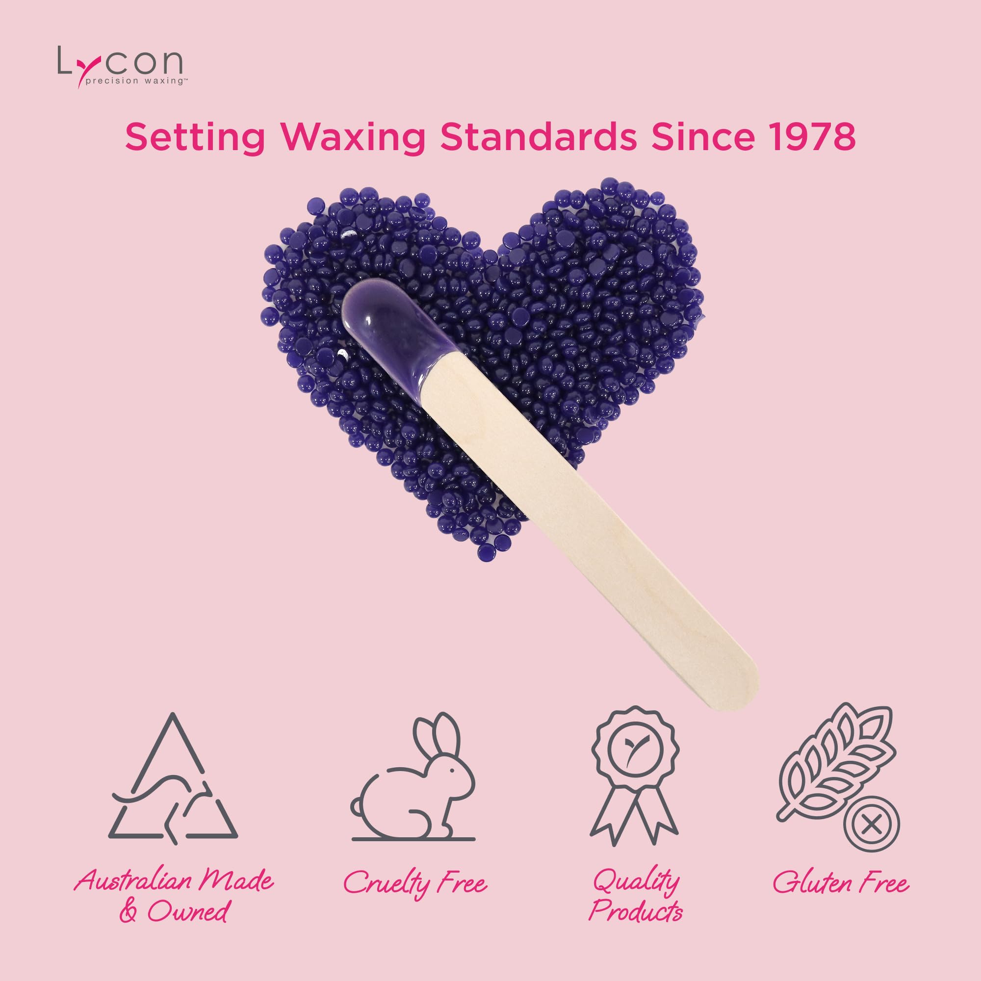 Lycon LycoJet Lavender wax bricks application on sensitive skin supports comfortable treatments.