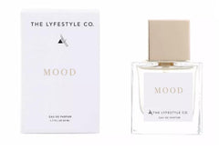 The Lyfestyle Co Mood bottle front view highlights premium packaging for daily elegance.
