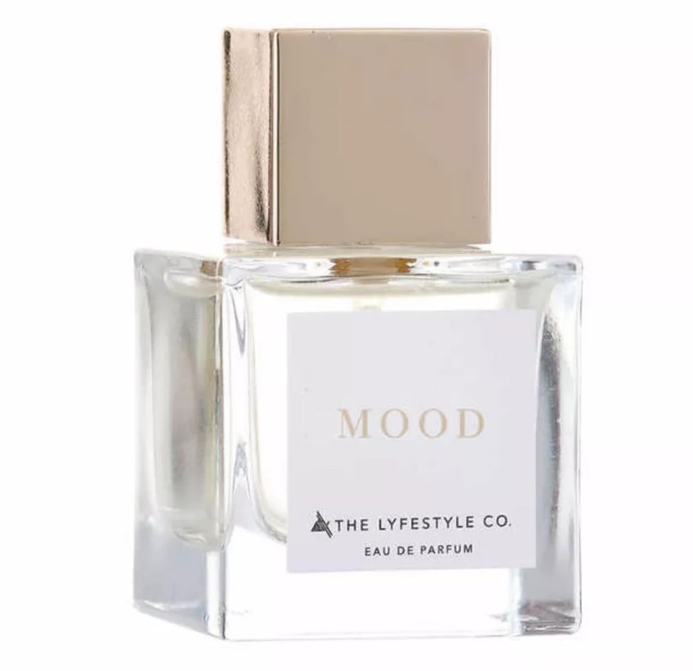 The Lyfestyle Co Mood bottle side view emphasizes a compact form ideal for travel.