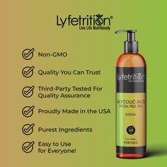 Lyfetrition vitamin C and E serum promoting brightness and nourishment