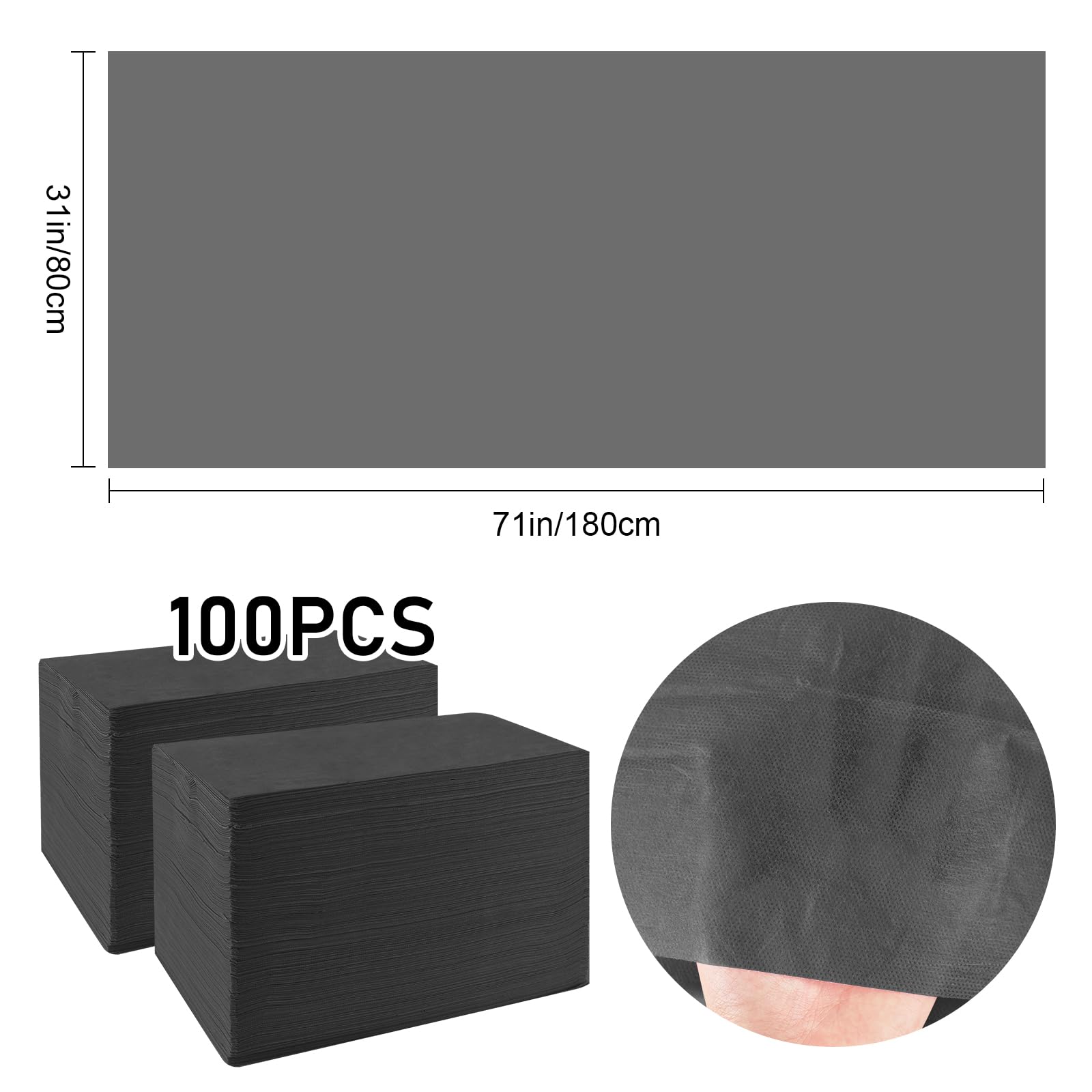 LYHZLBAY quick-tear disposable sheet demonstrates easy one-piece use