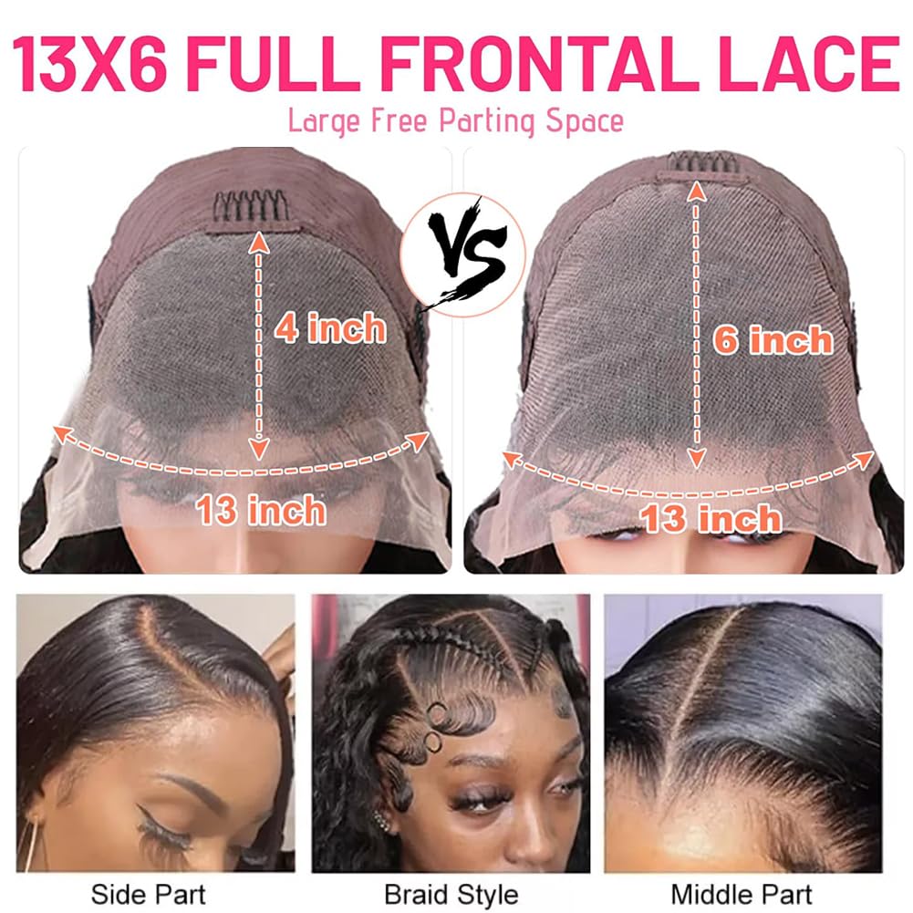 LYILYI HD transparent lace front 13x6 enables seamless parting and breathability.