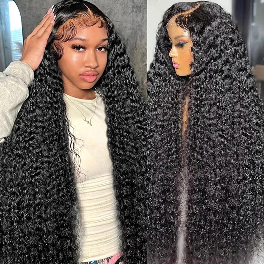 LYILYI water-wave lace-front wig with 13x6 transparency for natural daily wear.