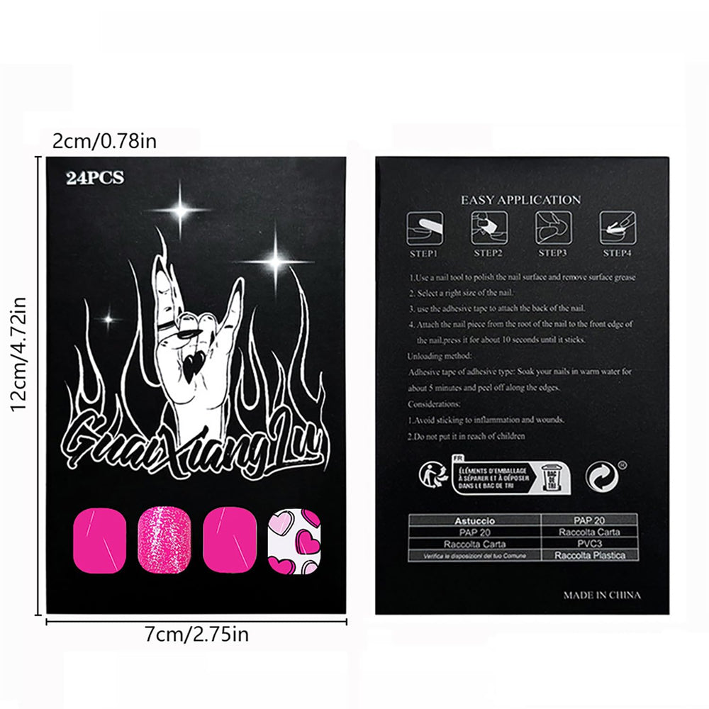 LYLYNB Valentine gift-set nails, perfect for a charming surprise.