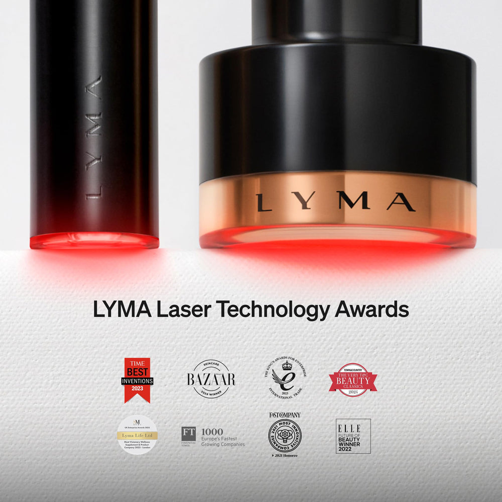 LYMA Laser Pro treatment session demonstrates non-invasive home skincare.