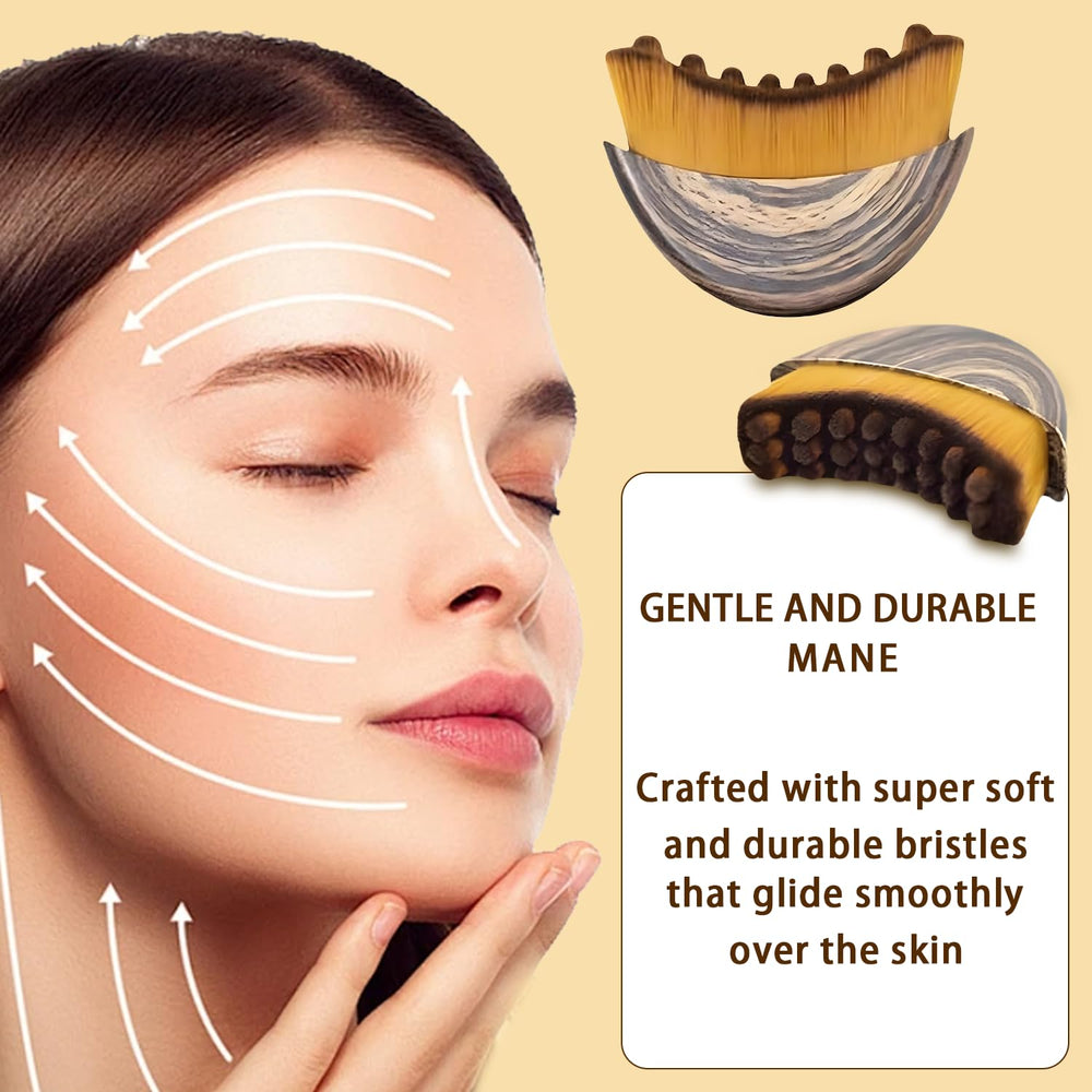 Lymphatic Contour Face Brush uses durable materials for lasting support.