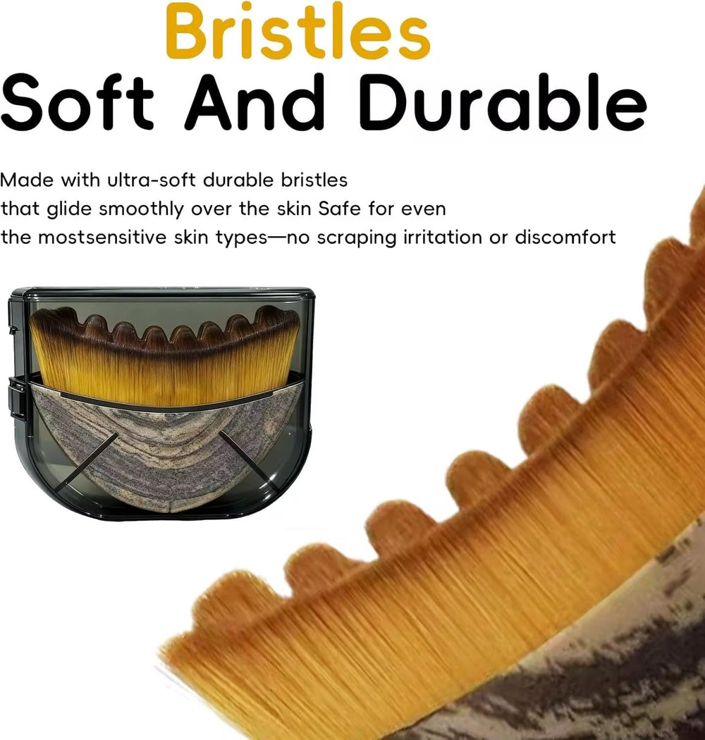 Lymphatic Contour Face Brush, improves absorption of skincare during massage