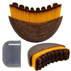 New lymphatic contour face brush with soft bristles for a gentle facial massage