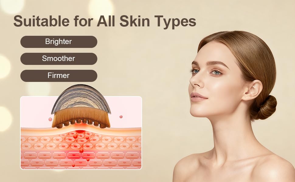 Brush designed for cheeks to aid contouring and radiance